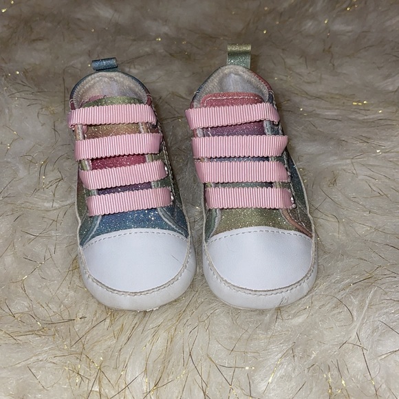 Rising Star | glitter 6 month baby shoes - Picture 2 of 10